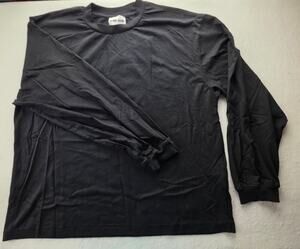 Sown Again Black Long Sleeve Shirt Size Large